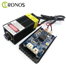 High Power 450nm 5500mW 12V TTL Adjustable Focus Blue font b Laser b font Module DIY