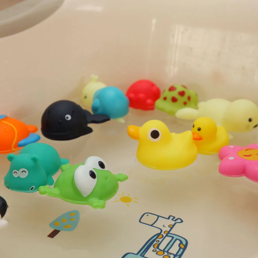 13pcs Rubber Ducks Bath Toys Animals Shower Water Play Toys for Childen Float Squeeze Sound Bathing In The Bathroom Beach Games
13pcs Rubber Ducks Bath Toys Animals Shower Water Play Toys for Childen Float Squeeze Sound Bathing In The Bathroom Beach Games