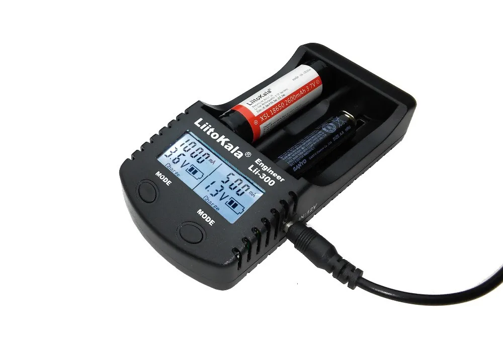 Liitokala lii300 Charger for 3.7 V 18650 26650 16340 Cylindrical Lithium Batteries, such as 1.2 V AA AAA NiMH Battery Charger
Liitokala lii300 Charger for 3.7 V 18650 26650 16340 Cylindrical Lithium Batteries, such as 1.2 V AA AAA NiMH Battery Charger