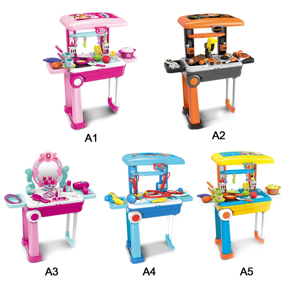 Kids Portable Early Educational Toy Kitchenware Tool Make Up Miniature Pretend Play House Toys Suitcase Set
Kids Portable Early Educational Toy Kitchenware Tool Make Up Miniature Pretend Play House Toys Suitcase Set