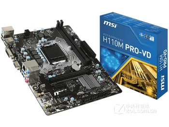 Free shipping original motherboard for new MSI H110M PRO-VD LGA 1151 DDR4 USB2.0 USB3.1 32GB SATA3 Desktop Motherboard
Free shipping original motherboard for new MSI H110M PRO-VD LGA 1151 DDR4 USB2.0 USB3.1 32GB SATA3 Desktop Motherboard