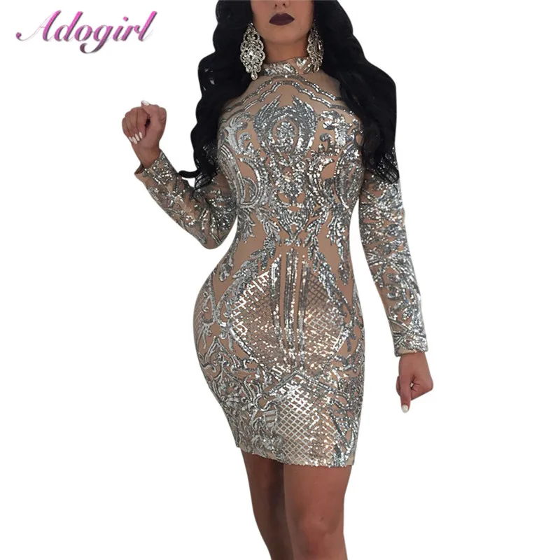 Adogirl Sexy Lace Sequins Long Sleeve Dress Woman 2019 Bodycon Elegant Mini Dresses Women's Stage Costumes Party Club Dresses
Adogirl Sexy Lace Sequins Long Sleeve Dress Woman 2019 Bodycon Elegant Mini Dresses Women's Stage Costumes Party Club Dresses