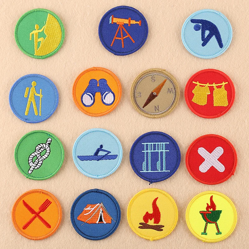 Summer camp Embroidered Patches iron on patches for clothing Tactical Armband Stripes Sticker The Boy Scouts badge Accessories
Summer camp Embroidered Patches iron on patches for clothing Tactical Armband Stripes Sticker The Boy Scouts badge Accessories