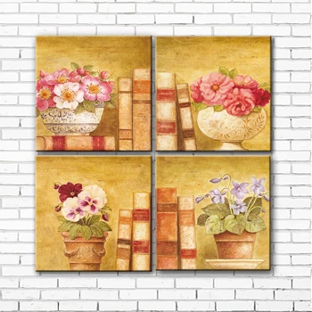 pastoral flowers pot book scenery canvas printings oil painting printed on canvas home living room wall art decoration picture
pastoral flowers pot book scenery canvas printings oil painting printed on canvas home living room wall art decoration picture