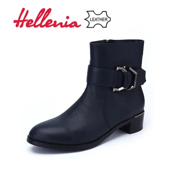 Hellenia Women Genuine Leather Martin Boots Handmade Ankle Boot Zipper Auturn Winter Casual Shoes Short Plush Soft Leather shoe
Hellenia Women Genuine Leather Martin Boots Handmade Ankle Boot Zipper Auturn Winter Casual Shoes Short Plush Soft Leather shoe