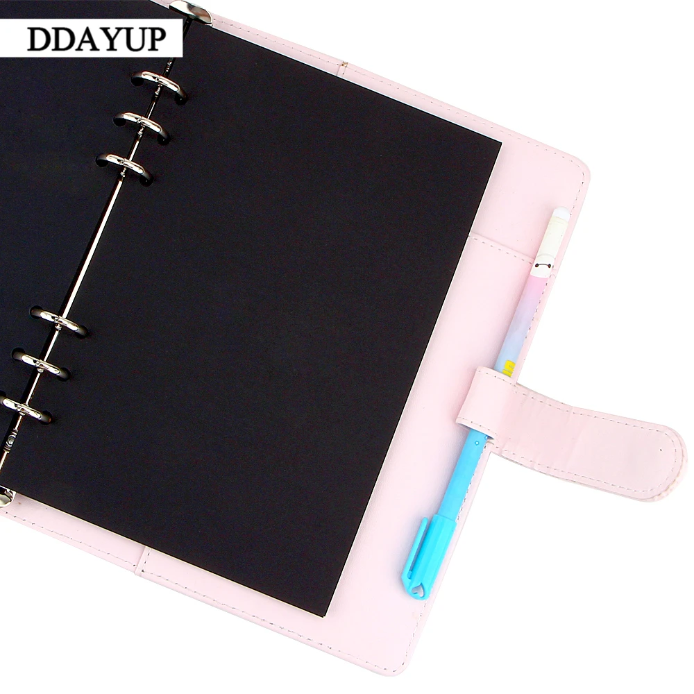DIY Photo Album Scrapbook Paper Crafts 6 holes Black Card Handmade Spiral Binder Planner Inner Page Stationery
DIY Photo Album Scrapbook Paper Crafts 6 holes Black Card Handmade Spiral Binder Planner Inner Page Stationery