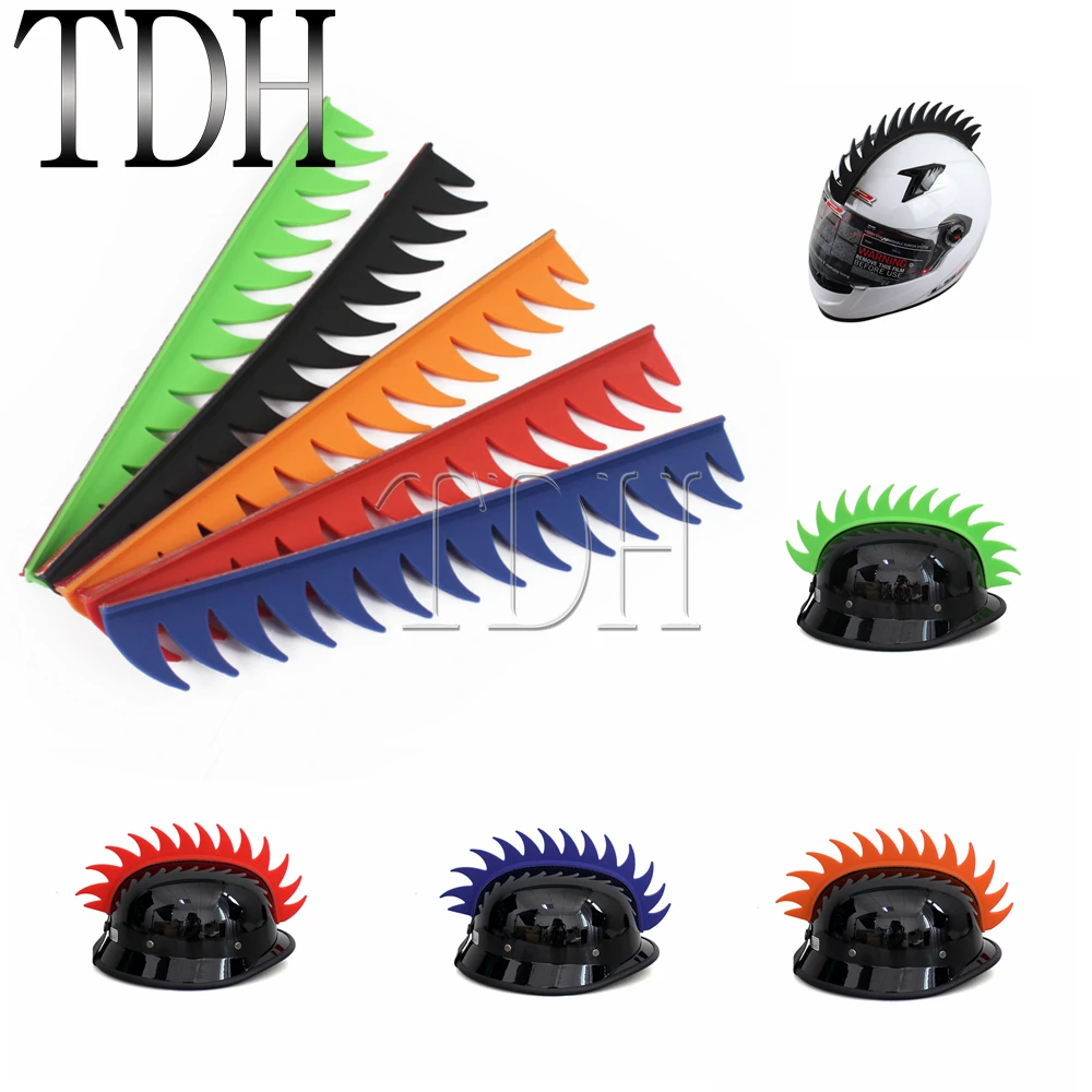 5 Colors Motorcycle Helmet Mohawk Sticker Dirt Biker Punk Style Spike Strip Rubber Stick Universal For Helmet
5 Colors Motorcycle Helmet Mohawk Sticker Dirt Biker Punk Style Spike Strip Rubber Stick Universal For Helmet