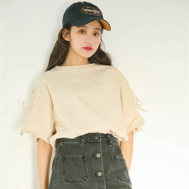 Фото Весна 2020 Лето ulzzang harajuku kawaii Корейская одежда женские рубашки винтажный Модный