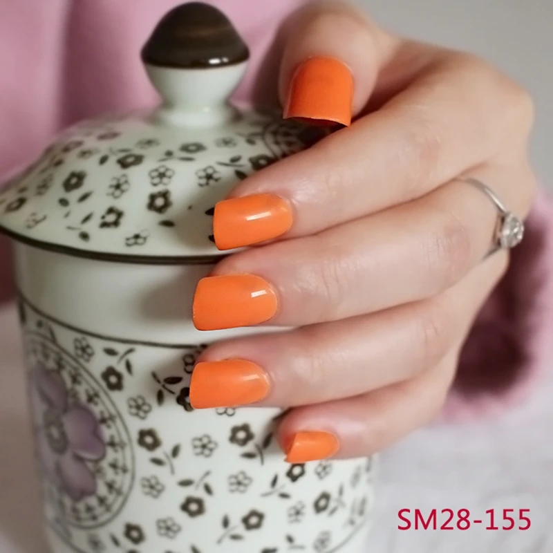 Fashion Lady Candy Fake Nails Tips False Nail Middle Round End Glitte Orange Fruit 155
Fashion Lady Candy Fake Nails Tips False Nail Middle Round End Glitte Orange Fruit 155