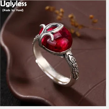 Uglyless Real 990 Fine Silver Bijoux Nature Chalcedony Women Luxury Dress Rings Engraved Hollow Leaf Opening Ring Ethnic Jewelry
Uglyless Real 990 Fine Silver Bijoux Nature Chalcedony Women Luxury Dress Rings Engraved Hollow Leaf Opening Ring Ethnic Jewelry