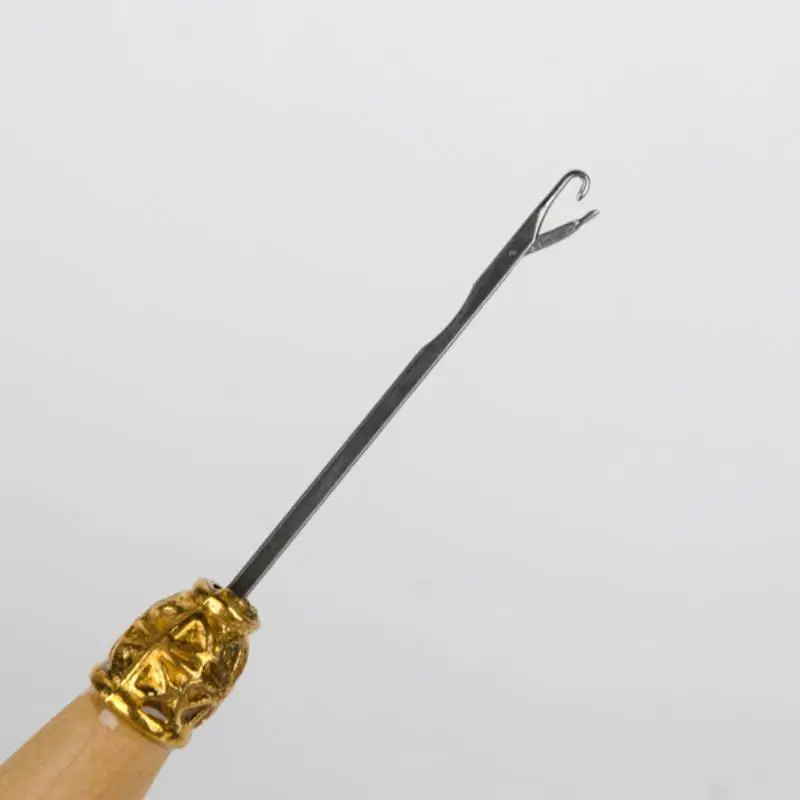 1set Professional Hair Extension Tool Kit Pliers + Crochet Hook + Wood Loop Hook Tool For Hair