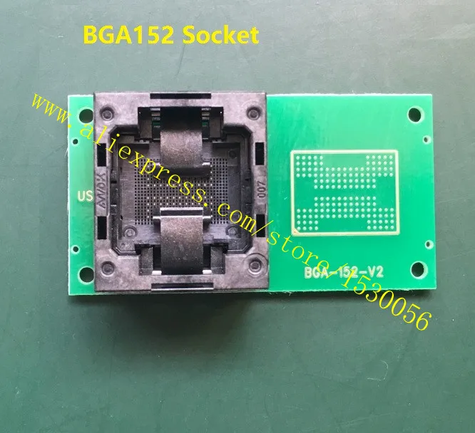 BGA152 Socket with PCB,pitch 1.0mm for BGA152 Nand Flash Data recovery