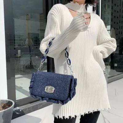 Women Shoulder Bags Female Leather Handbag Flounce Tote Cross Body Messenger Bags Ladies Fashion Satchel diamond Wholesale
Women Shoulder Bags Female Leather Handbag Flounce Tote Cross Body Messenger Bags Ladies Fashion Satchel diamond Wholesale