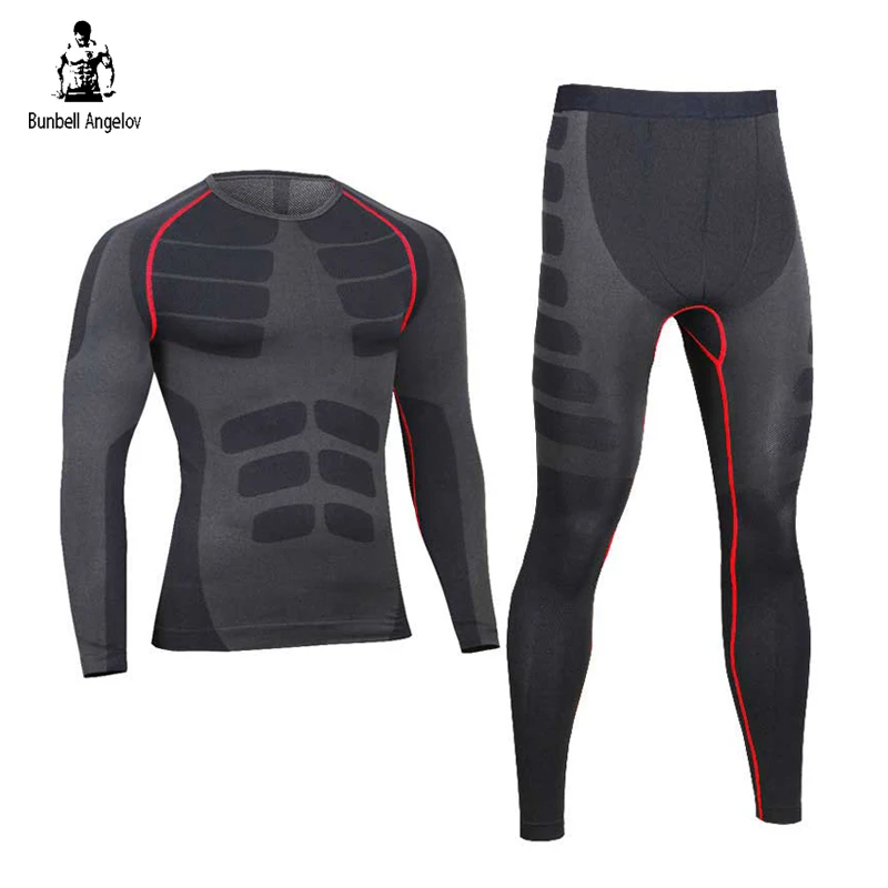 Фото Autumn Winter Thermal Underwear For Men Quick Dry Breathable Compression Warm Long Johns Male Casual Thermo Set 2017  Мужская | Кальсоны (32835288007)