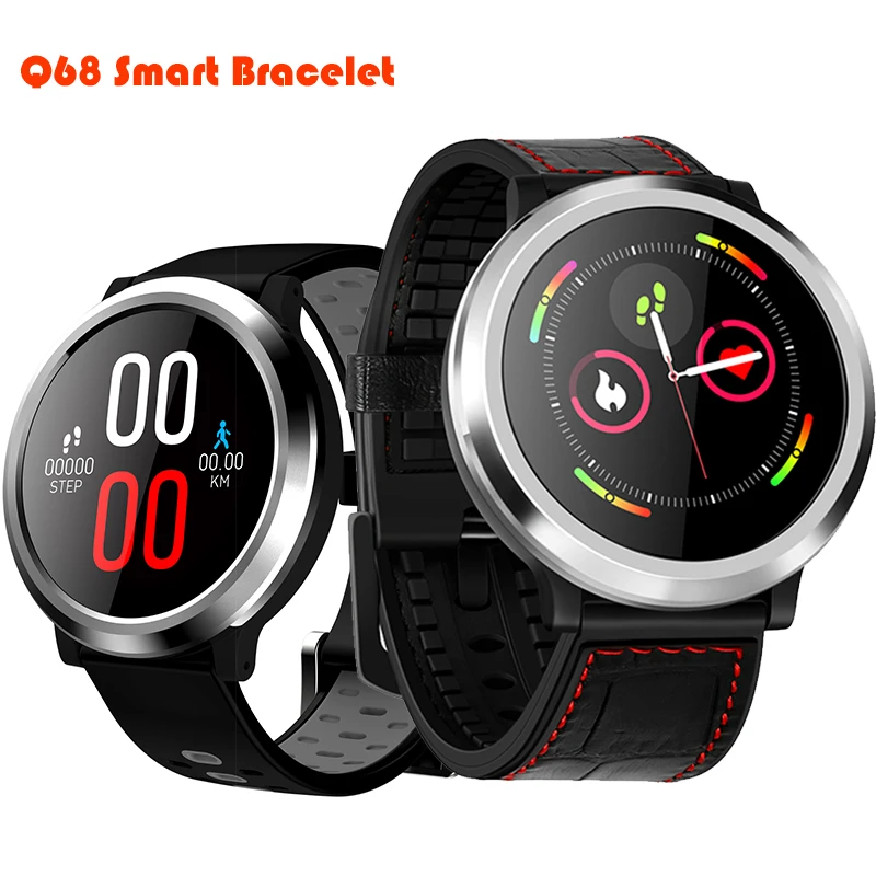 Q68 Smart Bracelet Band color LED screen heart rate blood pressure measurement waterproof Sport Fitness bracelet for Android IOS
Q68 Smart Bracelet Band color LED screen heart rate blood pressure measurement waterproof Sport Fitness bracelet for Android IOS