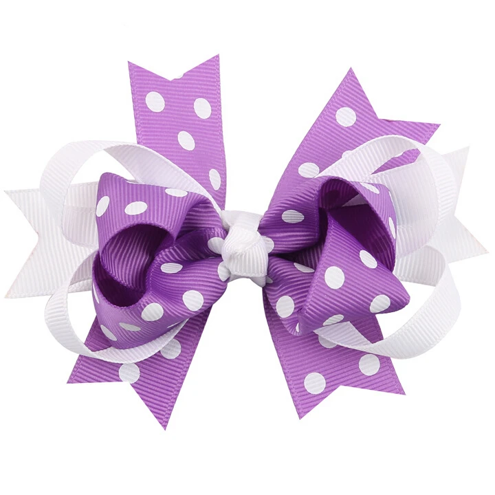 100pcs Purple Orchid Double Layer Polka Dot Boutique Hair Bow Twist Bow Free Shipping
100pcs Purple Orchid Double Layer Polka Dot Boutique Hair Bow Twist Bow Free Shipping