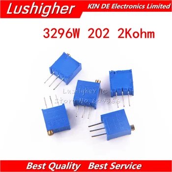 10pcs 3296W-1-202LF 3296W 202 2K ohm 3296W-1-202 3296W-202 W202 Trimpot Trimmer Potentiometer
10pcs 3296W-1-202LF 3296W 202 2K ohm 3296W-1-202 3296W-202 W202 Trimpot Trimmer Potentiometer
