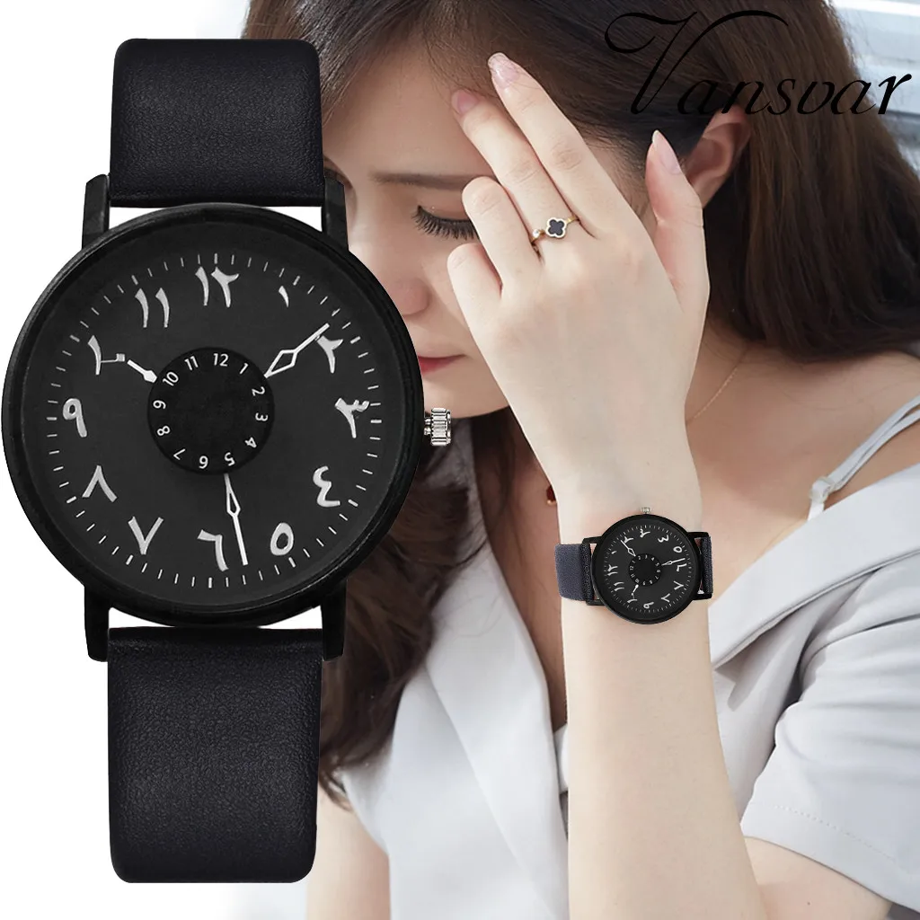 Vansvar Women's Casual Quartz Leather Band New Strap Watch Analog Wrist Watch Hot Sale Simple Black White Watches For Female
Vansvar Women's Casual Quartz Leather Band New Strap Watch Analog Wrist Watch Hot Sale Simple Black White Watches For Female
