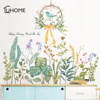 Plant Flowers Wall Stickers Skirting Baseboard Sticker DIY Removable Living Room Bedroom Mural Art Decal Wall Decorations 
Plant Flowers Wall Stickers Skirting Baseboard Sticker DIY Removable Living Room Bedroom Mural Art Decal Wall Decorations