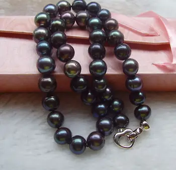 Free shipping hot sale Women Bridal Wedding Jewelry >>11-10 mm natural tahitian south sea black green pearl necklace 18''
Free shipping hot sale Women Bridal Wedding Jewelry >>11-10 mm natural tahitian south sea black green pearl necklace 18''