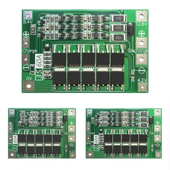 3S 12.6V 60A w/Balance 18650 Li-ion Batteries Protection Boards High Quality Lithium Battery BMS Protection Board
3S 12.6V 60A w/Balance 18650 Li-ion Batteries Protection Boards High Quality Lithium Battery BMS Protection Board