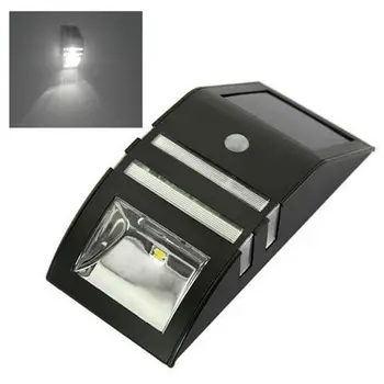 

2 LEDs Outdoor Solar Motion Sensor PIR Security Wall Light Path Post Lamp Easy Install and water resistant solar lamp