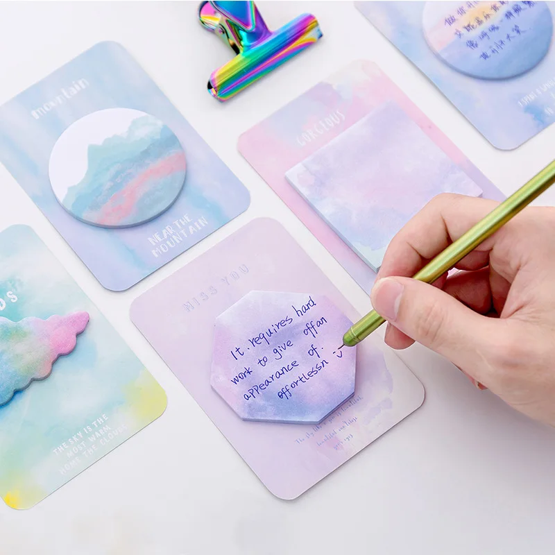 Cute Watercolor Oil Painting Ice Cream Sticky Note Memo Pad Office Planner Sticker Paper Korean Stationery School Supplies
Cute Watercolor Oil Painting Ice Cream Sticky Note Memo Pad Office Planner Sticker Paper Korean Stationery School Supplies