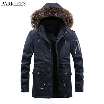 Men's Winter Thicken Cotton Parka Coat 2018 Brand New Windpfoof Fleece Lined Long Down Parkas Men Jacket With Removable Hood 3XL
Men's Winter Thicken Cotton Parka Coat 2018 Brand New Windpfoof Fleece Lined Long Down Parkas Men Jacket With Removable Hood 3XL
