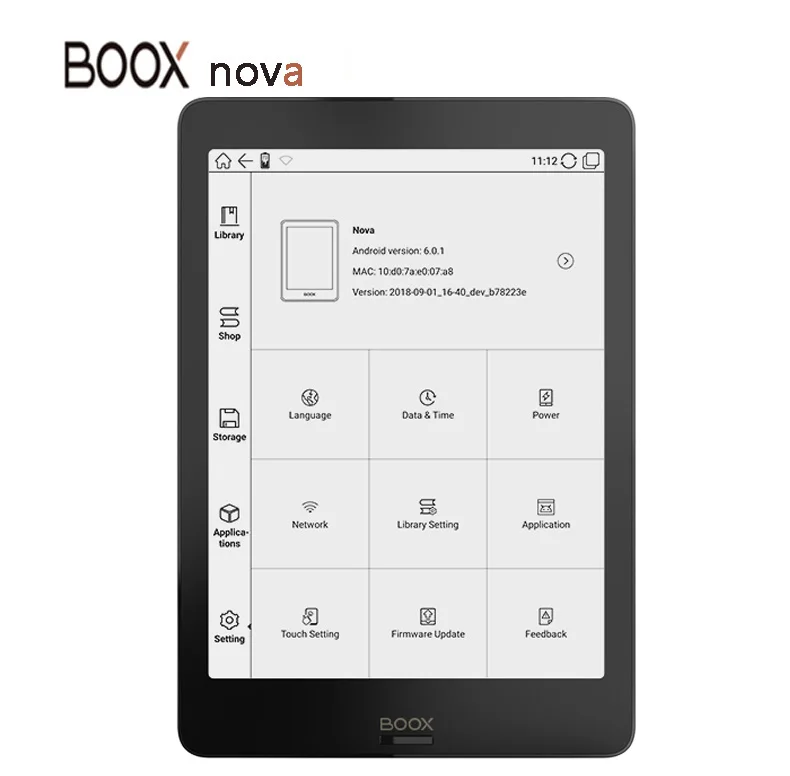 

NEW Model BOOX NOVA 7.8" Ebook Reader Dual Color Frontlight UItra HD Ereader 2G/32GB 4-core Android 6.0 e-ink e Book e-reader