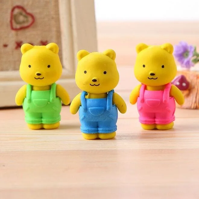 1pcs /ot Kawaii Strap Bear design Color Eraser funny students' gift Prize kids's Puzzle Toy office school Stationery supplies
1pcs /ot Kawaii Strap Bear design Color Eraser funny students' gift Prize kids's Puzzle Toy office school Stationery supplies