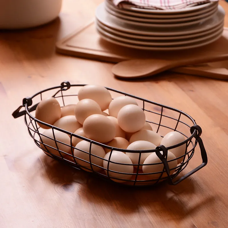 Retro Rustic Wire Net With Wood Bottom Fruit Egg Storage Basket Multifuction Iron Craft Home Store Decoration
Retro Rustic Wire Net With Wood Bottom Fruit Egg Storage Basket Multifuction Iron Craft Home Store Decoration
