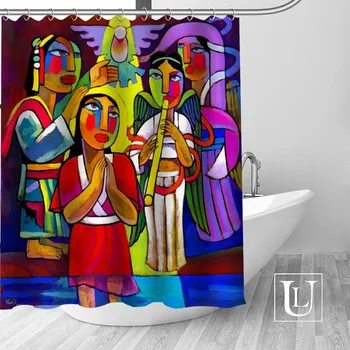 Custom he qi pentecost Curtain Fabric Modern Shower Curtain bathroom beautiful Curtains Bath decor Polyester Cloth Waterproof
Custom he qi pentecost Curtain Fabric Modern Shower Curtain bathroom beautiful Curtains Bath decor Polyester Cloth Waterproof
