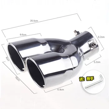 Car tail throat stainless steel muffler modified double pipe exhaust tail throat modification special exhaust pipe decorative
Car tail throat stainless steel muffler modified double pipe exhaust tail throat modification special exhaust pipe decorative