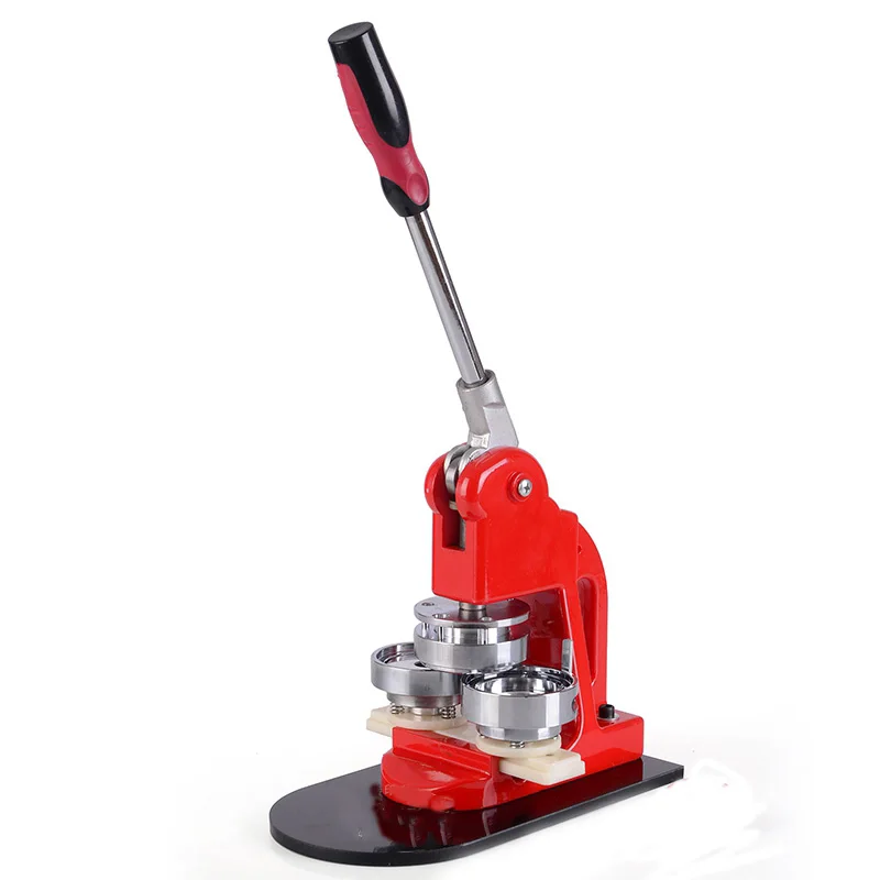 Red Tinplate Press Badges Machine Button Pin Maker Button Making Machinery 58mm Badge Press Breastpiece Making Machine
Red Tinplate Press Badges Machine Button Pin Maker Button Making Machinery 58mm Badge Press Breastpiece Making Machine