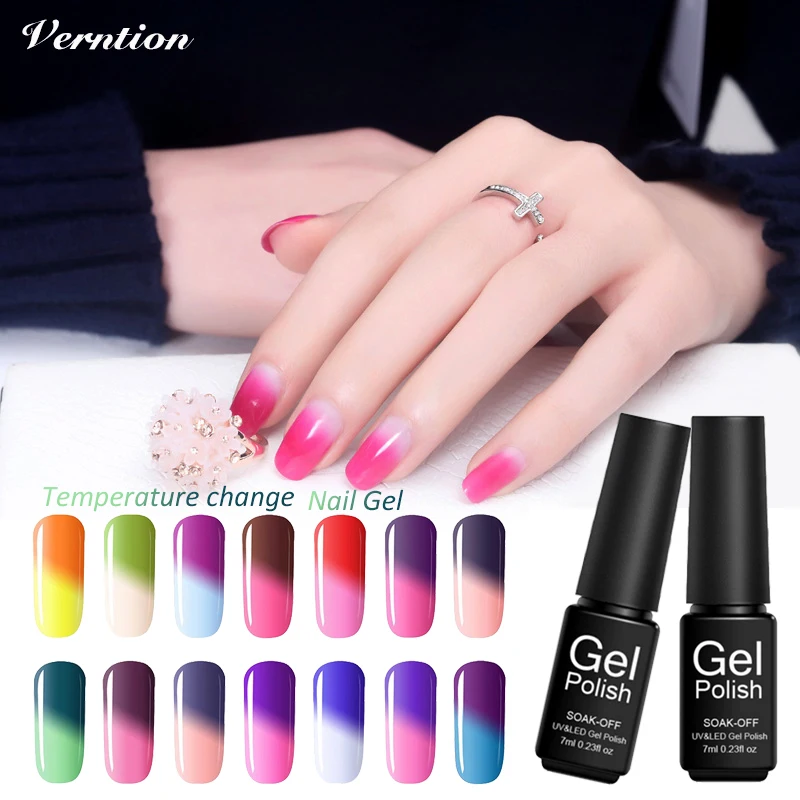 Verntion Gel Lak Set Temperature Change Nail Color Thermo Varnish Soak Off Led Chameleon Mood Nail Polish Gel Lacquer
Verntion Gel Lak Set Temperature Change Nail Color Thermo Varnish Soak Off Led Chameleon Mood Nail Polish Gel Lacquer