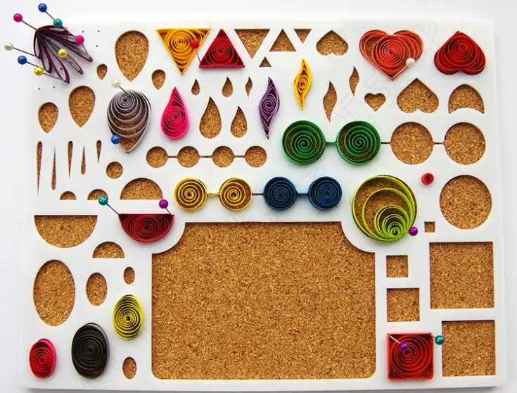 New Arriaval,Paper Quilling Tool,21*18cm Large Size Workboard,Template Board, Cork Board with 40pcs Straight Pins,quilling tools
New Arriaval,Paper Quilling Tool,21*18cm Large Size Workboard,Template Board, Cork Board with 40pcs Straight Pins,quilling tools