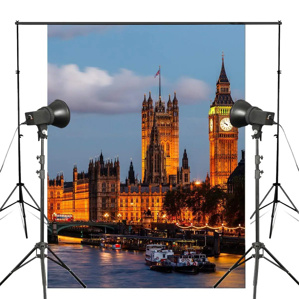 150x220cm UK Big Ben Night View Photography Background London Architecture Backdrop Landscape Studio Background Props Wall
150x220cm UK Big Ben Night View Photography Background London Architecture Backdrop Landscape Studio Background Props Wall