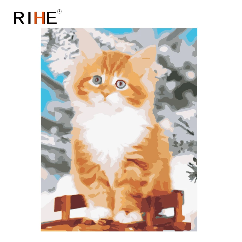 RIHE Meek Cat Diy Painting By Numbers Animal Oil Painting On Canvas Hand Painted Cuadros Decoracion Acrylic Paint Home Decor
RIHE Meek Cat Diy Painting By Numbers Animal Oil Painting On Canvas Hand Painted Cuadros Decoracion Acrylic Paint Home Decor