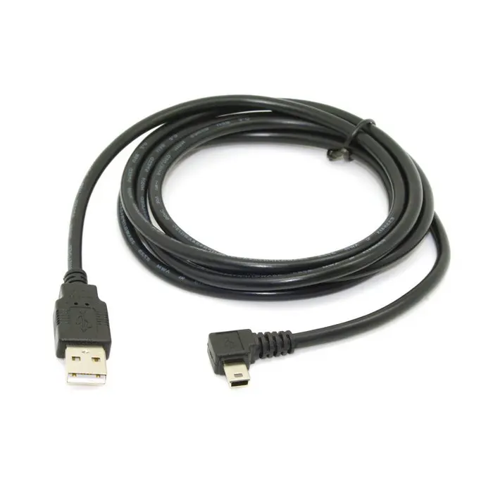 180cm 6Ft 90 degree angled MINI USB B type to USB2.0 Male data & charge cable for MP3 MP4 GPS black color
180cm 6Ft 90 degree angled MINI USB B type to USB2.0 Male data & charge cable for MP3 MP4 GPS black color