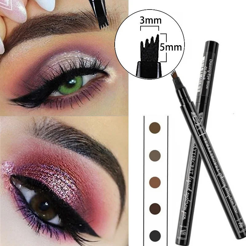 5 Color Microblading Eyebrow Pencil Waterproof Fork Tip Tattoo Pen Tinted Fine Sketch Eye Brow Pencils Long Lasting Eyebrows
5 Color Microblading Eyebrow Pencil Waterproof Fork Tip Tattoo Pen Tinted Fine Sketch Eye Brow Pencils Long Lasting Eyebrows