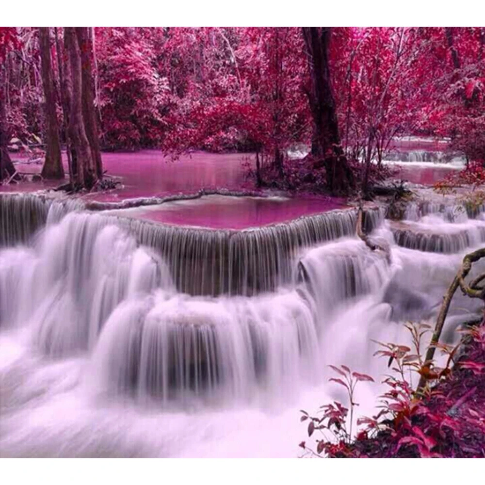 Embroidery Handicrafts Diy Red Waterfall Diamond Painting Cross Stitch Full Square Diamond Embroidery Scenery Mosaic Home Decor
Embroidery Handicrafts Diy Red Waterfall Diamond Painting Cross Stitch Full Square Diamond Embroidery Scenery Mosaic Home Decor