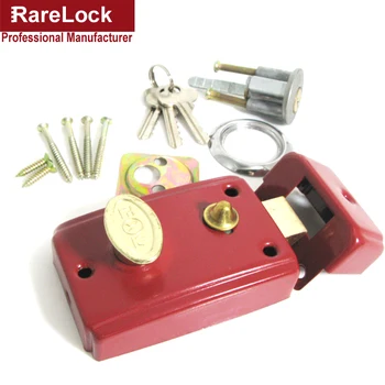 LHX MMS429 Red Vintage Door Lock with 3 Keys for Interior Door Bed Room Home Security DIY Hardware a
LHX MMS429 Red Vintage Door Lock with 3 Keys for Interior Door Bed Room Home Security DIY Hardware a