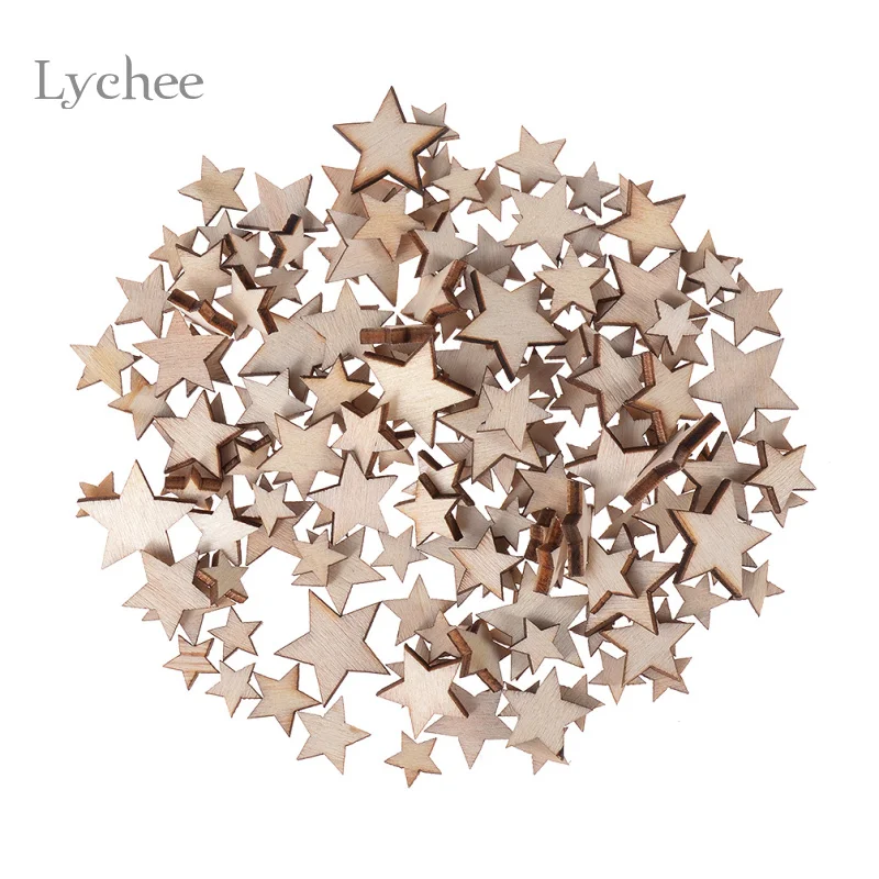 100 Pieces/Lot Blank Unfinished Wooden Star Handmade Crafts Supplies Laser Cut Rustic Wood Wedding Rings Ornaments Mixed Size
100 Pieces/Lot Blank Unfinished Wooden Star Handmade Crafts Supplies Laser Cut Rustic Wood Wedding Rings Ornaments Mixed Size