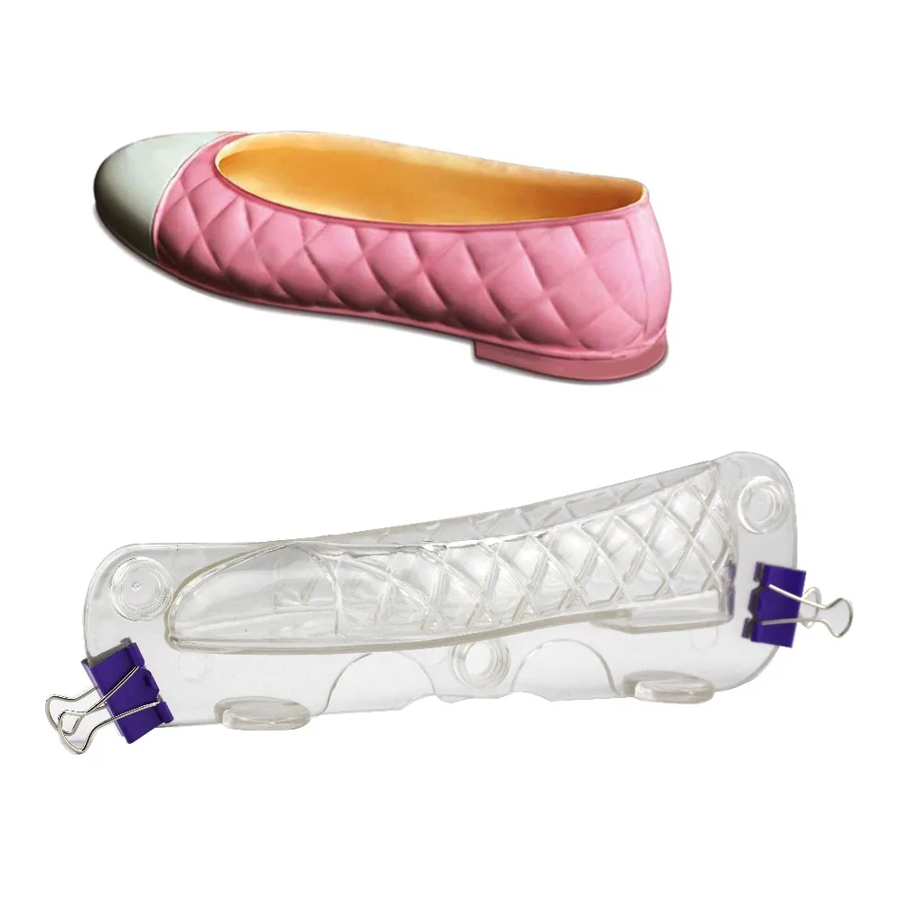 3D туфли на плоской подошве в форме шоколада балетки инструменты для украшения