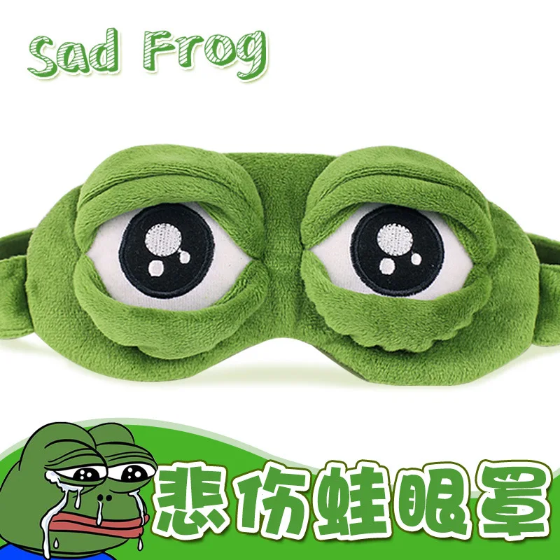 2018 Funny Cool Pepe the Frog Sad Frog 3D Eye Mask Cover Plush Stuffed Toy Cartoon Plush Sleeping Mask Cute Anime Kid Gift Toys
2018 Funny Cool Pepe the Frog Sad Frog 3D Eye Mask Cover Plush Stuffed Toy Cartoon Plush Sleeping Mask Cute Anime Kid Gift Toys