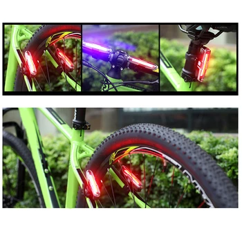 Tonewan new Dual Color Red/Blue/White USB Rechargeable Super Bright COB LED Bicycle Bike Cycling Rear Tail Light Lamp
Tonewan new Dual Color Red/Blue/White USB Rechargeable Super Bright COB LED Bicycle Bike Cycling Rear Tail Light Lamp