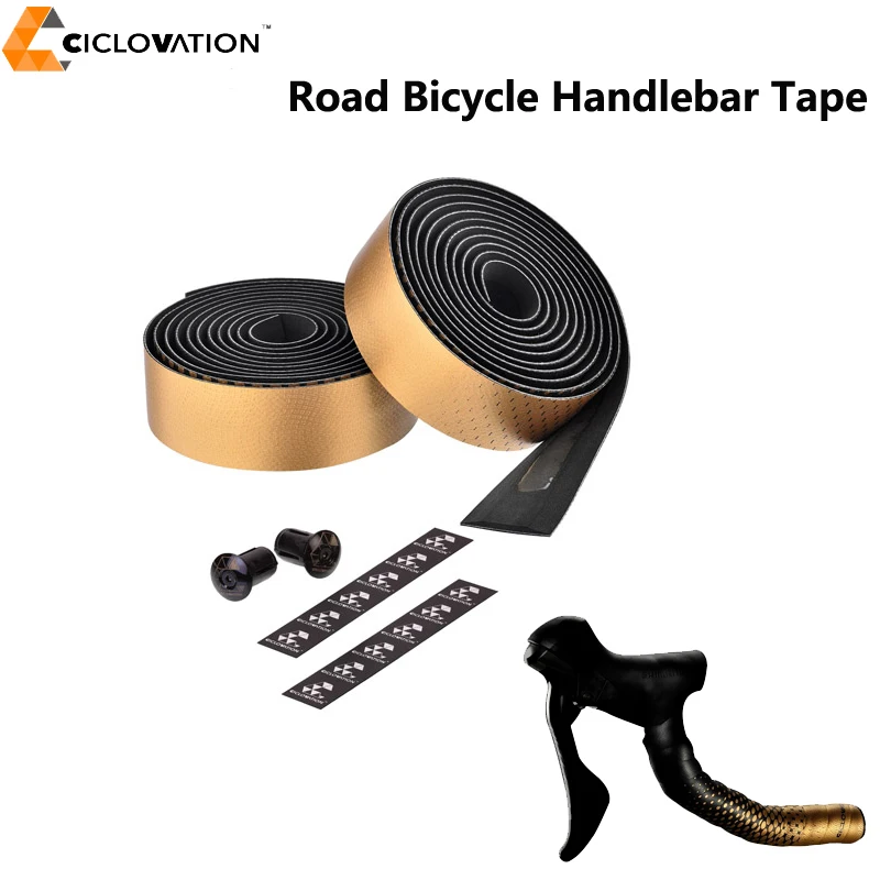 Ciclovation Advanced Road Bicycle Handlebar Tape with Leather Touch Fusion Series Racing Bike Tape Fades Color Smart GEL&Bar
Ciclovation Advanced Road Bicycle Handlebar Tape with Leather Touch Fusion Series Racing Bike Tape Fades Color Smart GEL&Bar