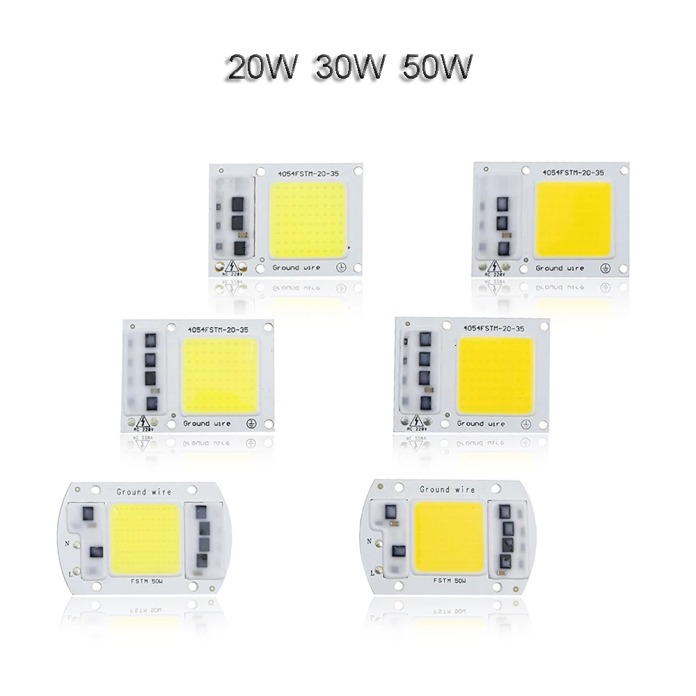 1pcs COB LED Light Source Chip 20W/30W/50W Smart IC LED Light Bulb Source For DIY Lamp Floodlight Spotlight 220V 230V 240V JQ
1pcs COB LED Light Source Chip 20W/30W/50W Smart IC LED Light Bulb Source For DIY Lamp Floodlight Spotlight 220V 230V 240V JQ