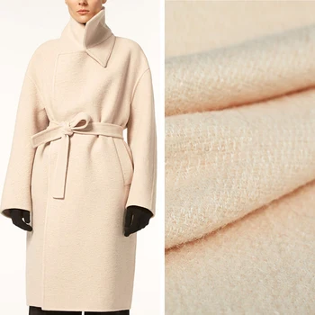 150CM Wide 520G/M Weight Beige Solid Color Wool Viscose Autumn and Winter Overcoat Outwear Jacket Dress Fabric DE864
150CM Wide 520G/M Weight Beige Solid Color Wool Viscose Autumn and Winter Overcoat Outwear Jacket Dress Fabric DE864