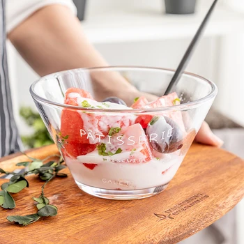 Glass Minimalist Storage Jar V-shaped Salad Dessert Fruit Bowl Nordic Storage Container Kitchen Organizer Decor
Glass Minimalist Storage Jar V-shaped Salad Dessert Fruit Bowl Nordic Storage Container Kitchen Organizer Decor